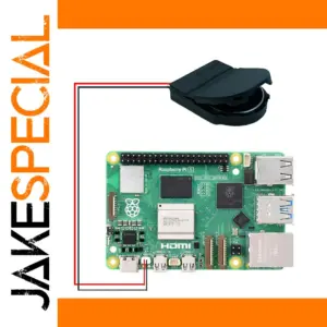 Raspberry Pi 5 RTC Battery Holder Without Battery