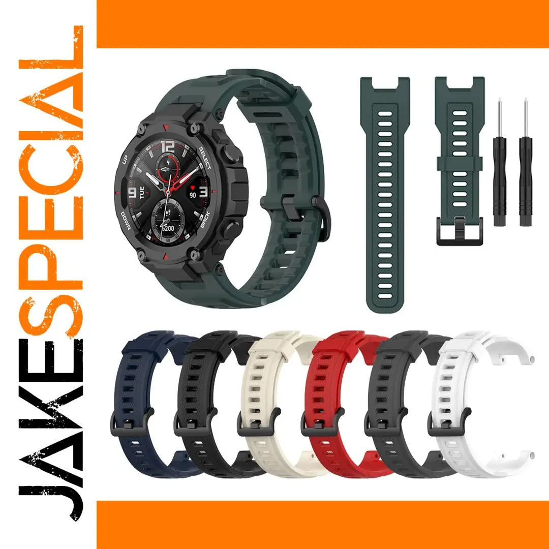 Silicone Watchband for Amazfit T-Rex A1918 1 Silicone Watchband for Amazfit T-Rex A1918