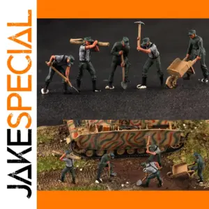 1/72 Scale German Logistics Obstacle Removal Team 5 Figures