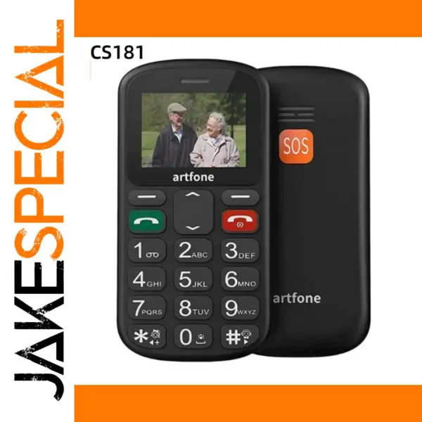Artfone CS188 Senior Cellphone with Large Buttons and SOS