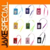 Luxury PU Leather Card Holder with Lanyard