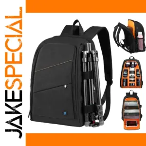 Waterproof Digital Camera Backpack with Rain Cover