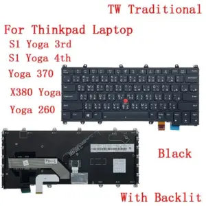 Backlit Keyboard for Lenovo ThinkPad Yoga 370 27 293a2f29 no logo