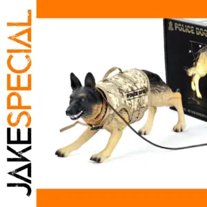 1/6 Scale German Shepherd Police Dog Figurine