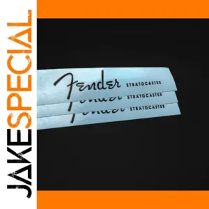 Fender Stratocaster Headstock Decals Set of 3