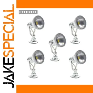 HO Scale 1:87 LED Flood Lights Set for Model Railways