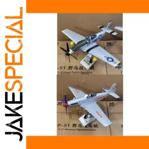 Diecast P-51 Mustang Fighter Model 1/48 Scale