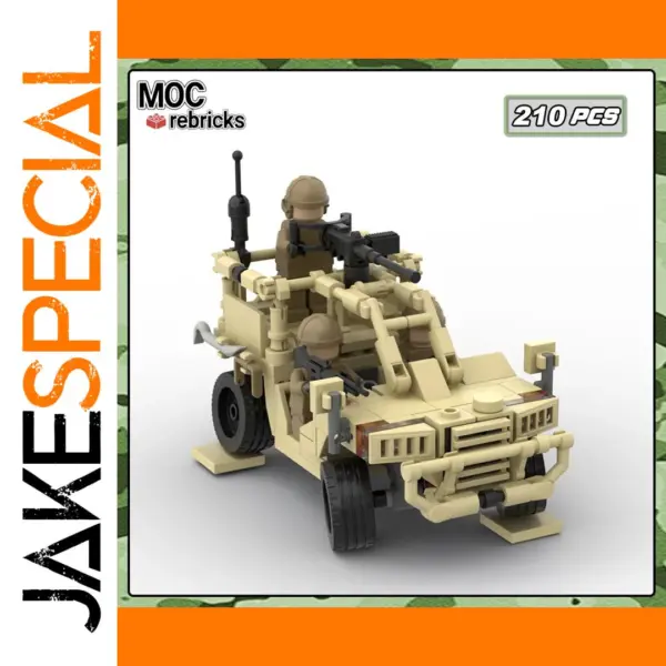 MOC Leopard Cat Assault Vehicle Building Kit