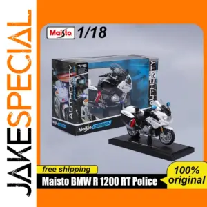 Maisto 1:18 BMW R1200 RT Police Diecast Model