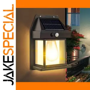 Solar Motion Sensor Wall Light with IP65 Rating