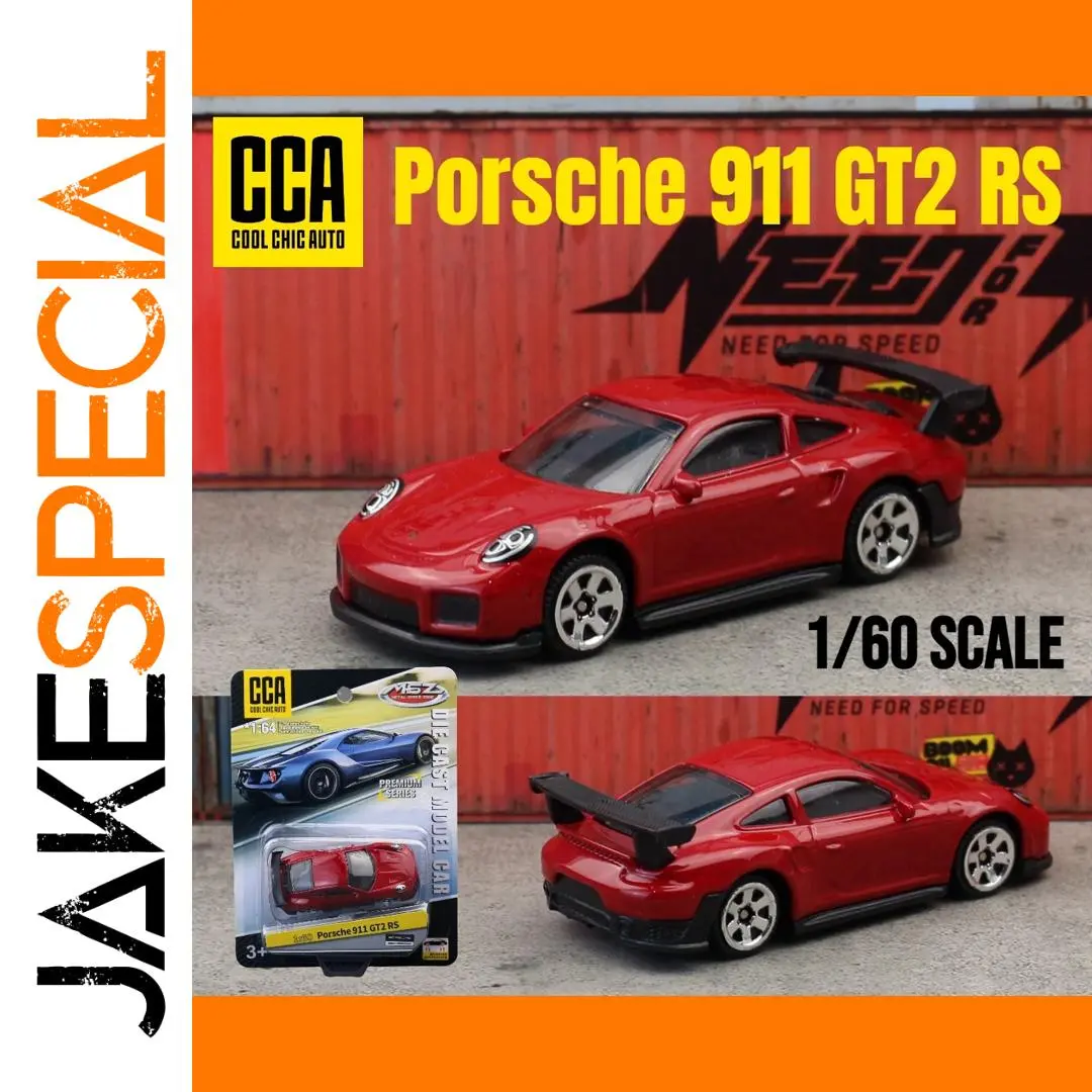 CCA 1:60 Porsche 911 GT2 RS Diecast Model 1 CCA 1:60 Porsche 911 GT2 RS Diecast Model
