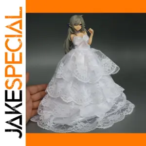 25CM Pure White Erof PVC Anime Action Figure