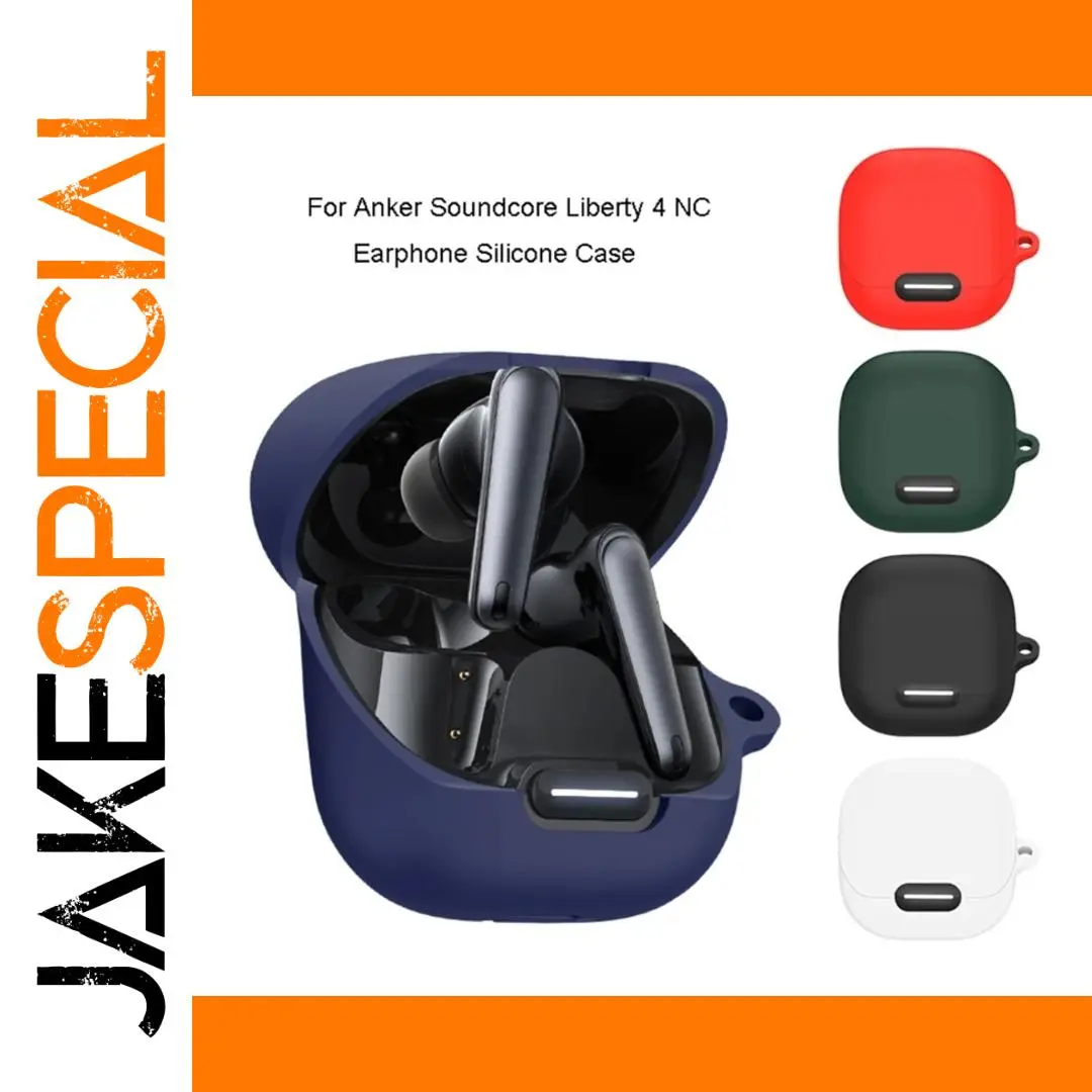 Silicone Case for Anker Soundcore Liberty 4 NC 1 Silicone Case for Anker Soundcore Liberty 4 NC