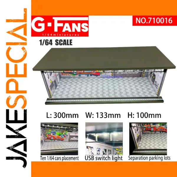 G-FANS 1/64 Scale Miniature Car Display Case