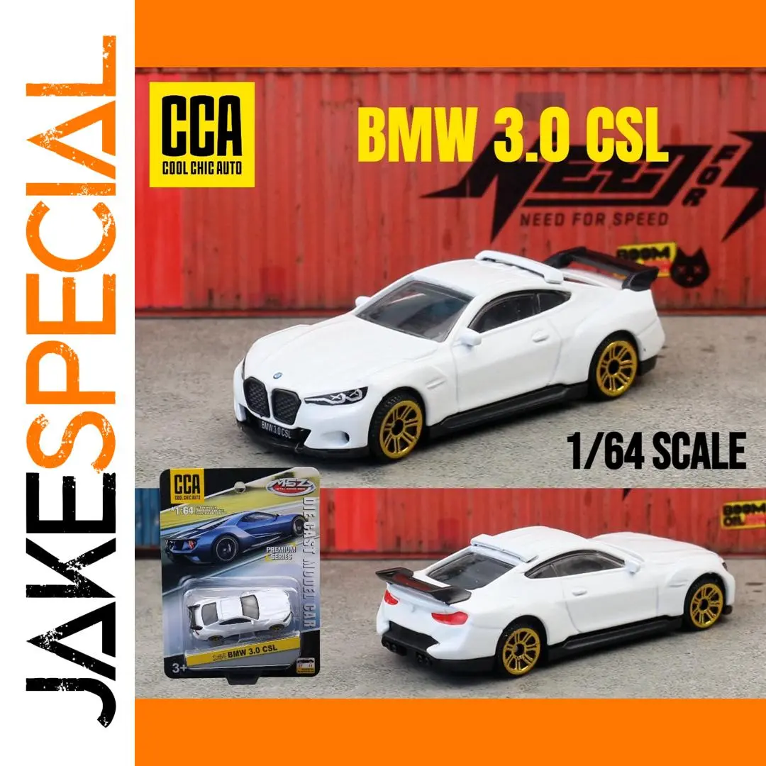 CCA 1/64 Scale BMW 3.0 CSL Model Car 1 CCA 1/64 Scale BMW 3.0 CSL Model Car