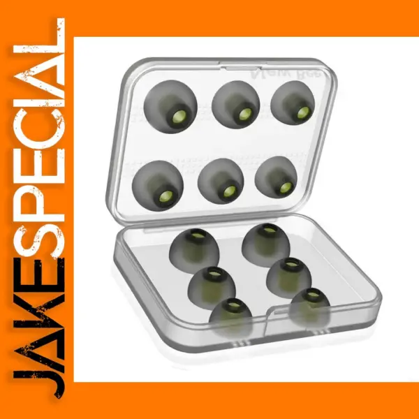 Memory Foam Ear Tips for Earbuds - 3 Pairs Set