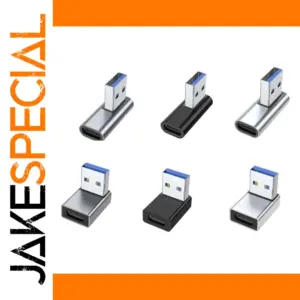 USB C 90 Degree Angled Adapter for Laptops