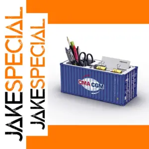 Shipping Container Style Desk Organizer