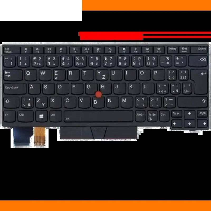Black Backlit Keyboard for Lenovo ThinkPad L13 Yoga 7 Black Backlit Keyboard for Lenovo ThinkPad L13 Yoga - Image 7