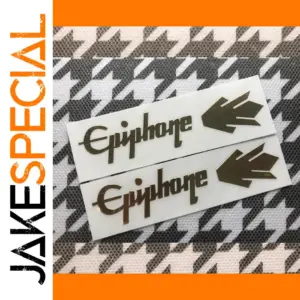 2-Pack Epiphone Gold Headstock Decals Set