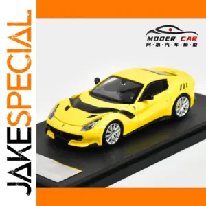 Ferrari 488 GTB Diecast Model Car Yellow
