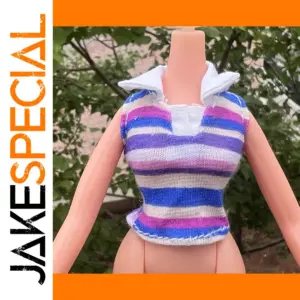Colorful Knitted Doll Top 1/6 Scale
