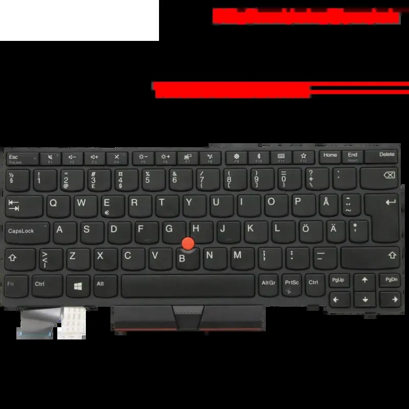 UK SPA FR Black Keyboard for Lenovo ThinkPad 18 UK SPA FR Black Keyboard for Lenovo ThinkPad - Image 18