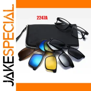 6-in-1 Polarized Sunglasses Frame for Adults