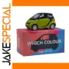 1:64 Lime Green Alloy Smart Fortwo Model Car