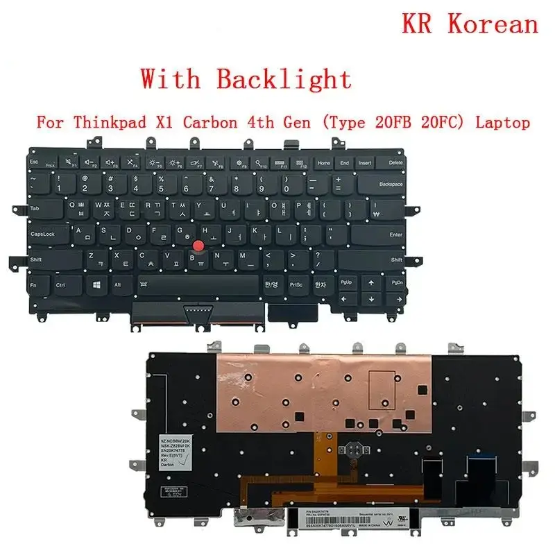 Lenovo Thinkpad X1 Carbon 4th Gen Keyboard 12 Lenovo Thinkpad X1 Carbon 4th Gen Keyboard - Image 12