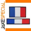 France National Flag Embroidered Patch 8x5cm