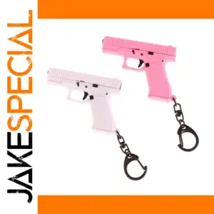 Vintage Style Pistol Keychain Pendant