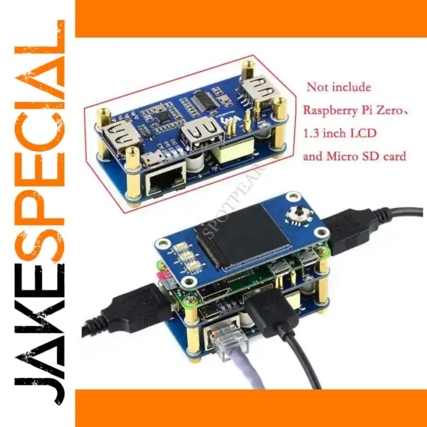 Raspberry Pi Zero PoE Ethernet USB HUB HAT