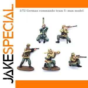 1/72 German Commando Team Miniature Set