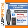 ABBREE Bluetooth PTT Headset for Baofeng Radios