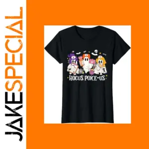 Hocus Poke-us Ghosts Halloween T-Shirt
