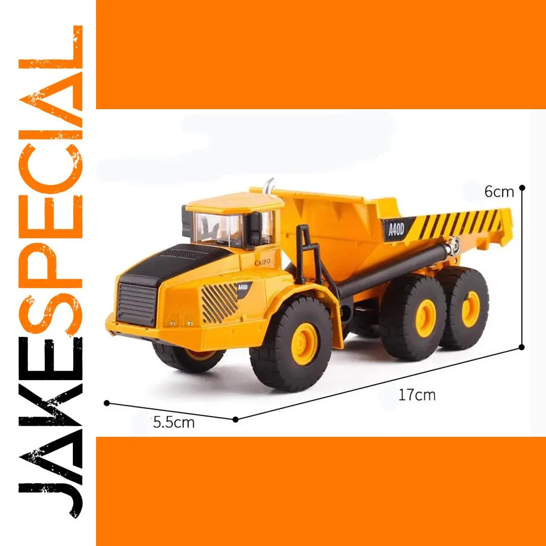 1:50 Scale Diecast Yellow Dump Truck Model 1 1:50 Scale Diecast Yellow Dump Truck Model