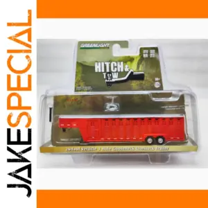 1:64 Scale Gooseneck Livestock Trailer Model