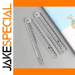 Transparent Folding Acrylic Ruler for Precision