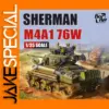Plastic Model Kit of Sherman M4A1 76MM Tank 1/35
