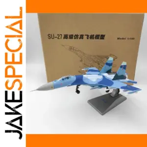 Diecast 1:100 SU-27 Fighter Jet Model