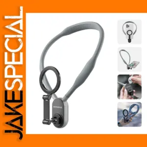 Amorus Silicone Magnetic Neck Mount for iPhone 15