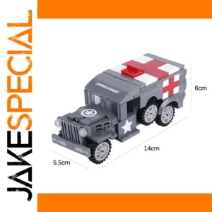 WW2 US WC54 Medical Vehicle Building Block Set