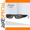 2021 Retro Narrow Rectangle Sunglasses for Women Men
