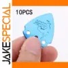 10PCS Rock Man Blue Guitar Picks Keychain
