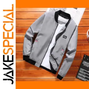 Men's Spring Autumn Lightweight Windbreaker Jacket