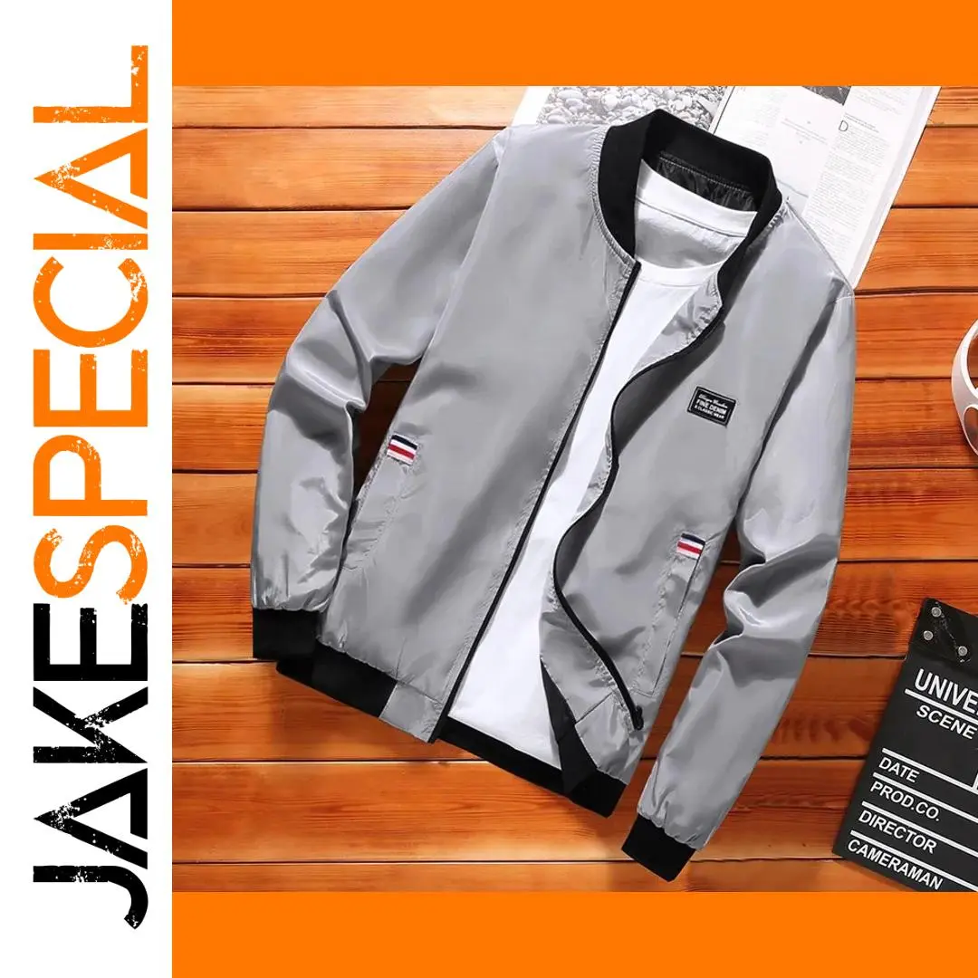 Men's Spring Autumn Lightweight Windbreaker Jacket 1 Men's Spring Autumn Lightweight Windbreaker Jacket