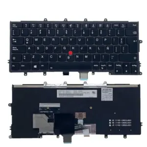 Latin Spanish Backlit Keyboard for Lenovo ThinkPad X270 11 32091184 no logo