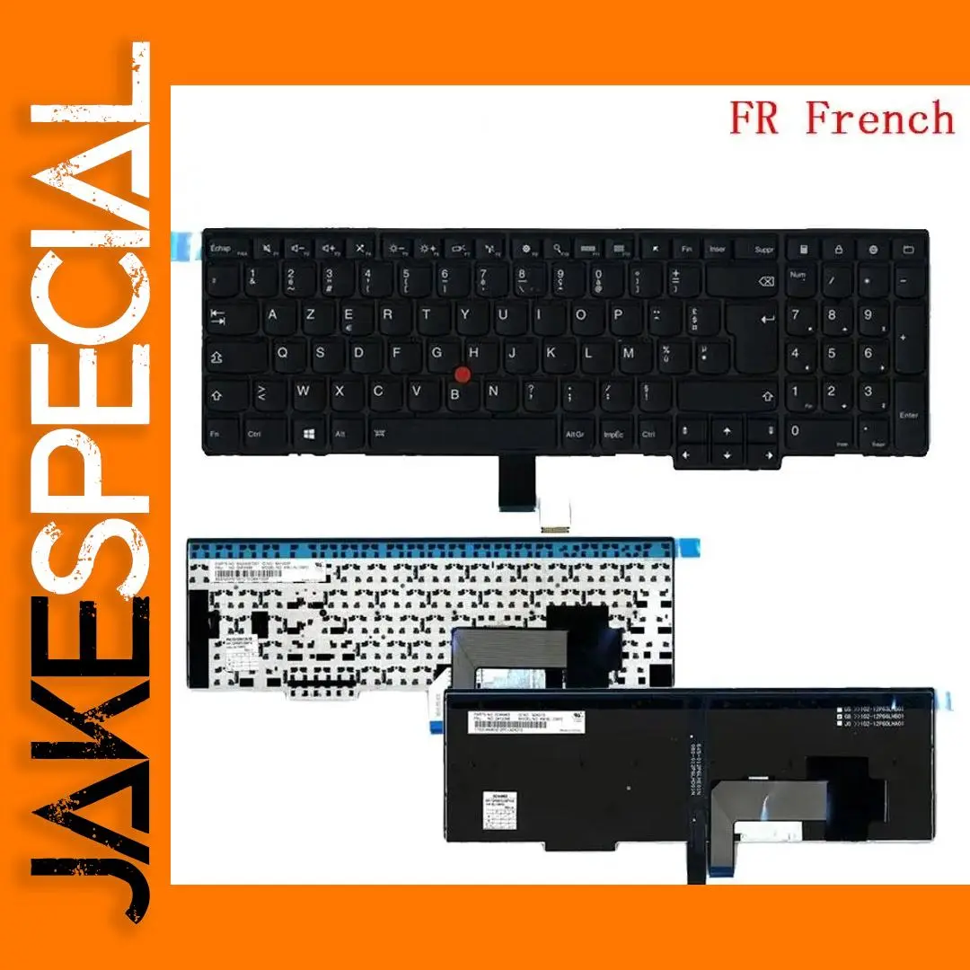 Lenovo ThinkPad French Backlit Keyboard P50S T560 1 Lenovo ThinkPad French Backlit Keyboard P50S T560