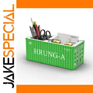 Shipping Container Pen Holder Desktop Organizer